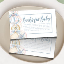 Kustpreppy Blauwe Baby Shower Boeken voor Baby