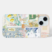 Kustpreppy Collage, Zomercollage Telefoonhoesje Case-Mate iPhone Case (Achterkant (horizontaal))