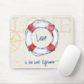 Kustprijsopgave | Liefde is de beste levensredder Muismat (Met muis)