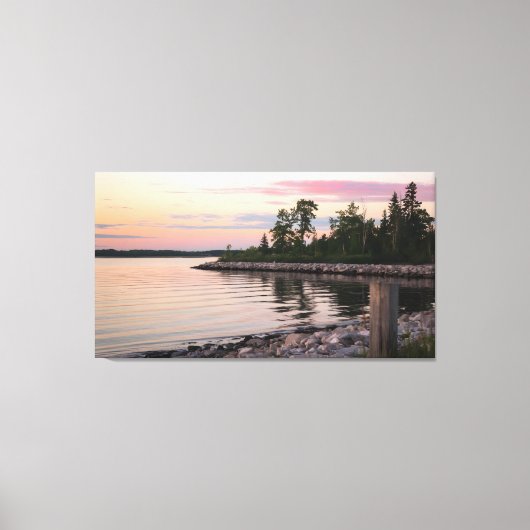 Kustreflecties Canvas Afdruk (Voorkant)