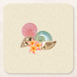 Kustregeling Vierkante Kartonnen Onderzetter