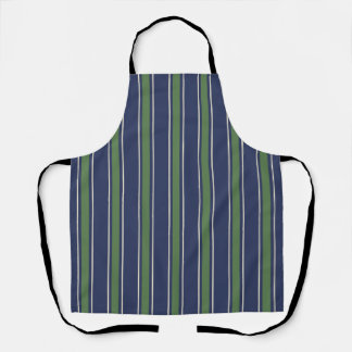 Kustresort Luifel Streep Keuken Navy Groen Schort