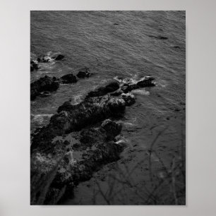 Kustrotsformatie - Zee Landschapsfotografie Poster