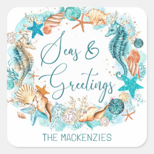 Kustschalen en -schalen voor ZEEEN Vierkante Sticker