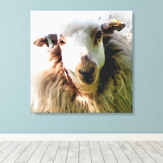 KUSTSCHAPEN CANVAS AFDRUK (Insitu (Houten vloer))