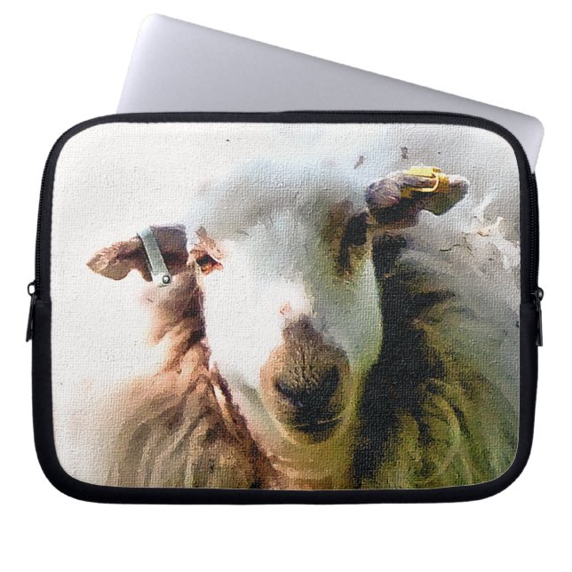 KUSTSCHAPEN LAPTOP SLEEVE (Voorkant)