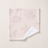 Kustschatten Shell Pink Bad Handdoek (Wasdoekje)
