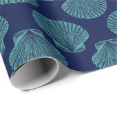 kustschelpdieren cadeaupapier (Rol Hoek)