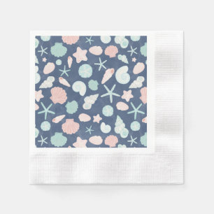 Kustschelpen Strand & Oceaan Design Servet
