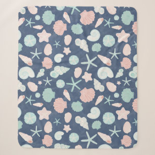 Kustschelpen Strand & Oceaan Design Sherpa Deken