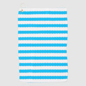 Kustschelpstrepen Golfhanddoek (Voorkant)