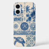 Kustschildpad Monogram Case-Mate iPhone Case (Achterkant)