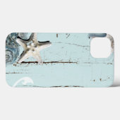 Kustschors, aquavia, blauwe zeesterren Case-Mate iPhone case (Achterkant (horizontaal))