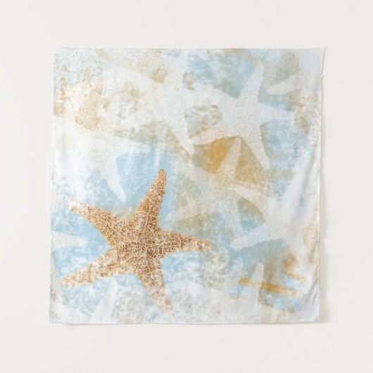 Kuststaarvis Zee Star-ontwerp Wandkleed (Voorkant (horizontaal))