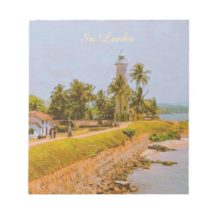 Kuststad Galle, Sri Lanka Reis Souvenir Notitieblok
