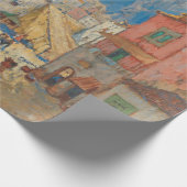 Kuststad in Spanje ( landschap) Cadeaupapier (Hoek)