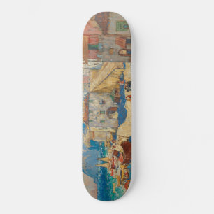 Kuststad in Spanje ( landschap) Skateboard
