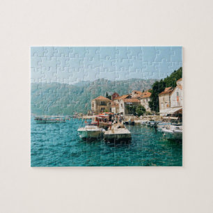 Kuststad Perast, Montenegro Legpuzzel