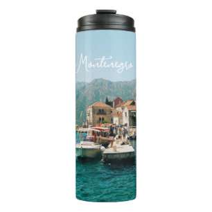 Kuststad Perast, Montenegro Thermosbeker