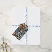 Kuststeen cadeaubijsluiter cadeaulabel (Met Touw)
