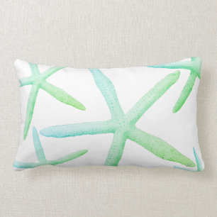 Kuststijl Trendy Starfish Blue Green Beach Kussen