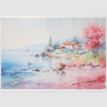 Kuststoffen Waterverven Weefselpapier of textiel