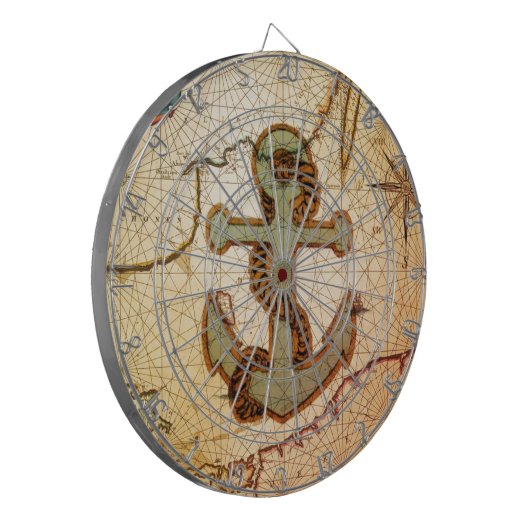  kuststrand  anker dartbord (Voorkant Links)