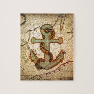 kuststrand anker legpuzzel