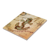  kuststrand  anker tegeltje (Zijkant)