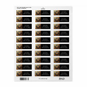 kuststrand antiek kompas etiket (Full Sheet)