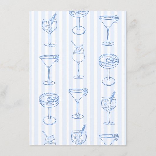 Kuststrand Bachelorette bruid of bruidegom spel Informatiekaartje (Achterkant)