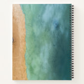 Kuststrand en water Spiral Notitieboek (Achterkant)