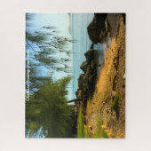 Kuststrand Guam. kerstcadeautjes Legpuzzel (Verticaal)