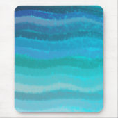 Kuststrand op Turquoise Muismat (Voorkant)