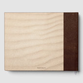 Kuststrand Rentfoto Gastenboek (Achterkant)