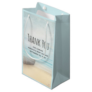 Kuststrand Scène Nautisch Thema Party Bedankt Klein Cadeauzakje