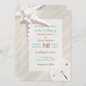 Kuststrand van Sandy Shore Starfish and Sand Dolla Kaart (Voorkant / Achterkant)