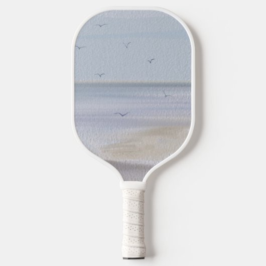 Kuststrand Waterverf kust Pickleball Paddle (Voorkant)