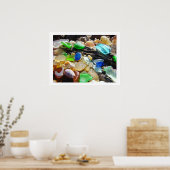 Kuststrand ZEE GLASS Prints SEAGLASS cadeaus (Keuken)