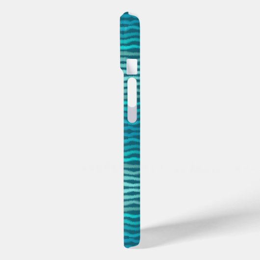 Kuststrand Zoute Turquoise Golf Abstract ontwerp Case-Mate iPhone Case (Achterkant / Links)
