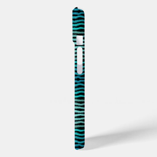 Kuststrand Zoute Turquoise golven Abstracte kunst Case-Mate iPhone Case (Achterkant / Links)