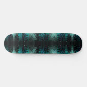 Kuststrand Zoute Turquoise golven Abstracte kunst Skateboard (Horizontaal)