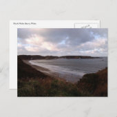 Kuststrandscène, Morfa Nefyn Briefkaart (Voorkant / Achterkant)