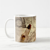 Kuststrandzeeslag Nautical Map Koffiemok (Links)