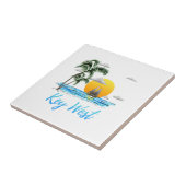 Kusttoets West Sailing Sunset Tegeltje (Zijkant)