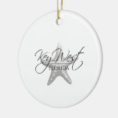 Kusttoets West Starfish Keramisch Ornament (Links)