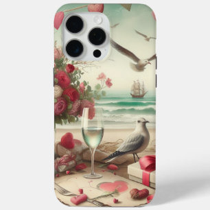 Kustvaart/nautische Valentijnsdag iPhone 15 Pro Max Hoesje