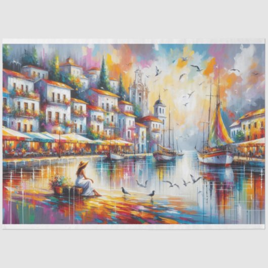 Kustvilla's Decoupage Tissuepapier (Voorkant)