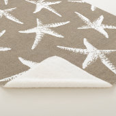 Kustvis, witte staarvis en zwarte braad sherpa deken (3/4)