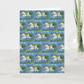 KUSTVLIEGTUIG CHRISTMAS PONY PULLING PINECONE SLEI KAART (Voorkant)